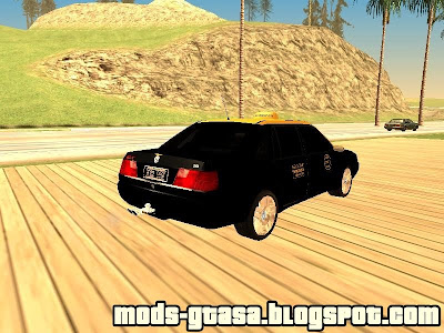 Vw Santana Taxi da Argentina para GTA San Andreas